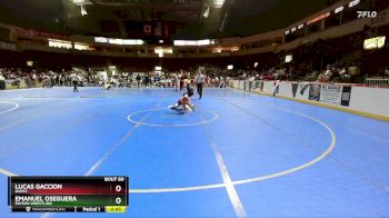 118 lbs Cons. Round 2 - Emanuel Oseguera, Payson Wrestling vs Lucas Gaccion, NVRTC