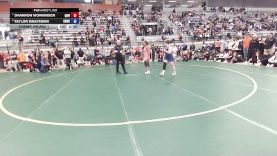 72 Finals kg Champ. Round 1 - Shannon Workinger, Quincy Regulator Wrestling vs Taylor Graveman, Cardinal WC