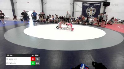 76 lbs Rr Rnd 1 - Kruz Moss, Team Gotcha vs Parker Full, Mat Assassins K8 A