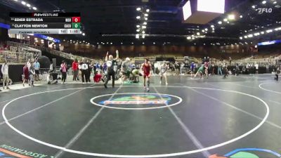 106 lbs Champ. Round 3 - Clayton Newton, Camden County vs Edier Estrada, Miami Southridge Hs