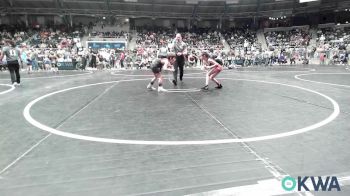 55 lbs Consi Of 16 #2 - Brooklyn Breeze, Duncan Demon Wrestling vs Jasper Pulliam, Sperry Wrestling Club