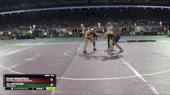 D4-190 lbs Quarterfinal - Evan Wakefield, Michigan Lutheran Seminary vs Eli DeYoung, Gobles HS