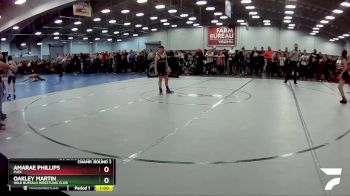 78 lbs Champ. Round 2 - Oakley Martin, Wild Buffalo Wrestling Club vs Amarae Phillips, Flex