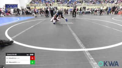 88 lbs Consi Of 8 #2 - Aiden Hawkins, Blackwell Wrestling Club vs Matthew Meredith, Raw Wrestling Club