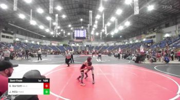 57 lbs Semifinal - Duke Bartlett, Bald Eagle WC vs Johnathan Millz, Pomona Elite