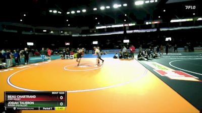 175 lbs Semifinal - Beau Chartrand, Port Moody vs Josiah Taijeron, Rogers (Puyallup)