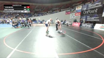 2A/1A Boys 190 Cons. Round 2 - Kye Bilyeu, North Douglas/Elkton Boys vs Creo Walker, Kennedy Boys