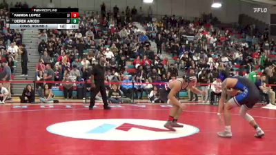 150 lbs Cons. Round 3 - Kainoa Lopez, Las Vegas vs Derek Arceo, Sierra Vista