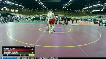 220 lbs Cons. Round 6 - Charles Higdon, Woodland, Cartersville vs Avery Clark, Thompson HS