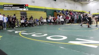 144 lbs Cons. Round 4 - Emmanuel Hernandez, Springboro vs Nixon Baker, Jonathan Alder