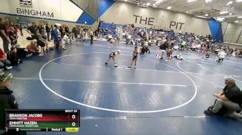 53 lbs Cons. Round 2 - Branson Jacobs, Team Prestige vs Emmitt Hazen, Timpanogos Wrestling