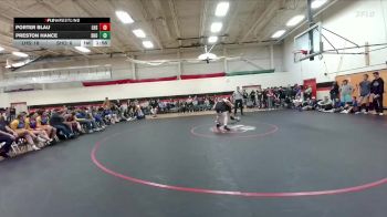 165 lbs Round 1 (4 Team) - Preston Hance, Shoshoni vs Porter Blau, Lovell High School