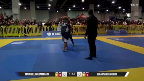 Lucas Yang Barbaro vs Marshall William Black 2025 American National IBJJF Jiu-Jitsu Open Championship