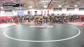 107 lbs Semifinal - Alyvia Meigh Schultz, Goffstown vs Anna Drinkwine, Winnisquam