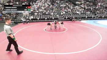 5A 113 lbs Champ. Round 1 - Taegan Leavitt, Spanish Fork vs Aaron Beckett, Northridge