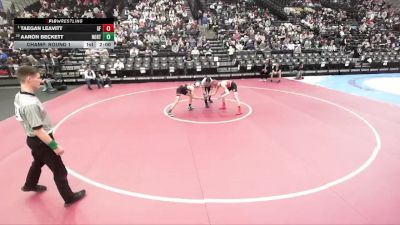 5A 113 lbs Champ. Round 1 - Taegan Leavitt, Spanish Fork vs Aaron Beckett, Northridge