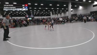 69.7-75.4 lbs Champ. Rd Of 16 - Laylah Sluga, Team Nazar Training Center vs Isabella Mafnas, Elevate Wrestling Academy