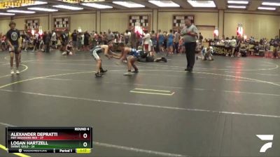 101 lbs Round 4 (6 Team) - Logan Hartzell, SVRWC Gold vs Alexander Depratti, Mat Assassins Red