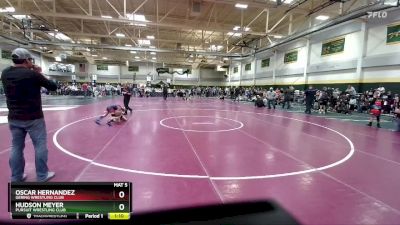 75 lbs Champ. Round 2 - Hudson Meyer, Pursuit Wrestling Club vs Oscar Hernandez, Gering Wrestling Club