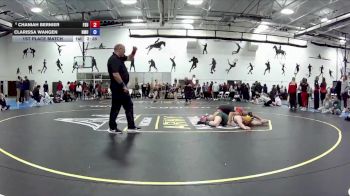 180B 1st Place Match - Clarissa Wangen, Northern Michigan University vs Chaniah Bernier, Frostburg State University