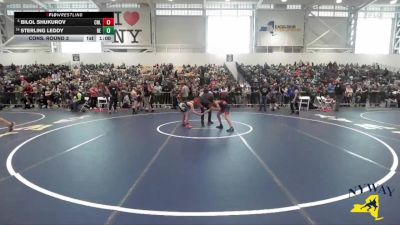 86 lbs Cons. Round 3 - Sterling Leddy, Brawler Elite vs Bilol Shukurov, Club Not Listed