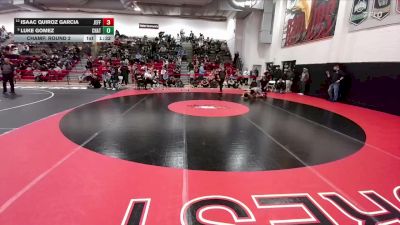 126 lbs Champ. Round 2 - Luke Gomez, Chatfield vs Isaac Quiroz Garcia, Jefferson