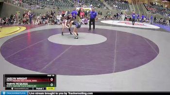 117 lbs Cons. Round 1 - Jaelyn Wright, South Medford High School Wres vs Taryn McQuigg, North Medford Youth Wrestling