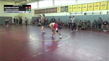 165 lbs Champ. Round 2 - Moamen Sublaban, Sacramento City College vs Sawyer Casarez, Shasta College