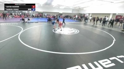 74 lbs Cons. Semis - Sayed Hashimi vs Samuel Perez, Manteca Cobras Wrestling Club