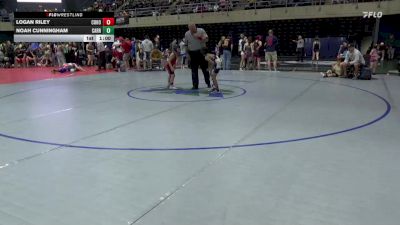 73 lbs Consi Of 8 #2 - Logan Riley, Cohocton vs Noah Cunningham, Carrollton