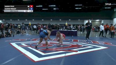 175 lbs 3rd Place - Sarah Pulk, MN vs Alexis Penley, IL