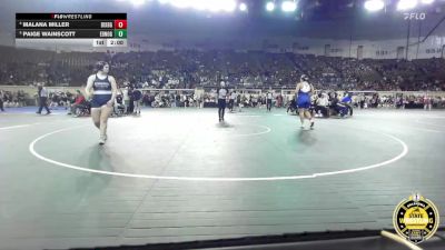 G6A-235 lbs Quarterfinal - Paige Wainscott, EDMOND NORTH-Girls vs Malana Miller, Bixby-Girls