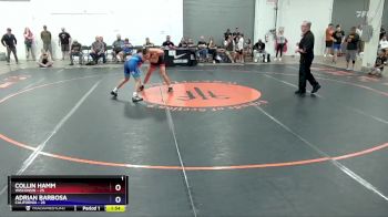 136 lbs Semis & 1st Wrestleback (8 Team) - Collin Hamm, Wisconsin vs Adrian Barbosa, California