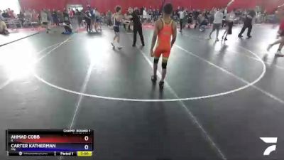 120 lbs Champ. Round 1 - Ahmad Cobb, IL vs Carter Katherman, MN