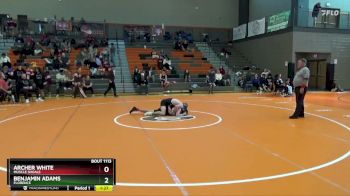 152 lbs Round 3 - Benjamin Adams, Florence vs Archer White, Muscle Shoals