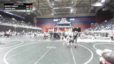 130 lbs Rr Rnd 4 - Beckett Lummus, Casper WC vs Trenton Enis, Thermopolis WC