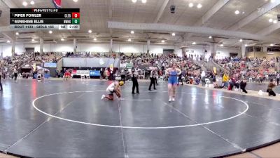 Girls 165 lbs Quarterfinal - Piper Fowler, Cleveland High School vs Sunshine Ellis, Northwest High School