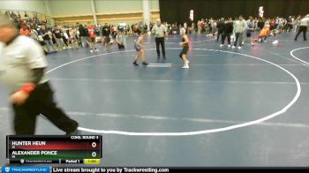 78 lbs Cons. Round 3 - Hunter Heun, IA vs Alexander Ponce, IN