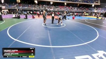 5A 285 lbs Semifinal - Jayden Williams, Bryan Rudder vs Wilbert Martin, Killeen Shoemaker