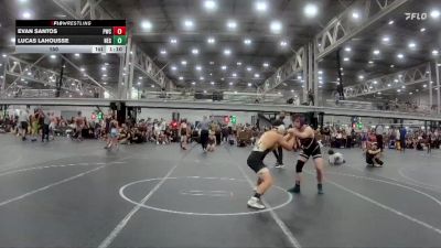 150 lbs Round 4 (8 Team) - Lucas Lahousse, New England Gold vs Evan Santos, Pirates WC