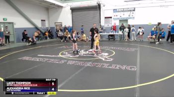 73 lbs 3rd Place Match - Alexandria Rice, Mat-Su Matmen vs Lacey Thompson, Bethel Freestyle Wrestling Club