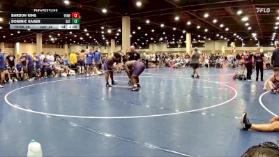 285 lbs Round 2 Champ & Wb (32 Team) - Dominic Sager, Team GATA vs Bardon King, Team Rich Habits White