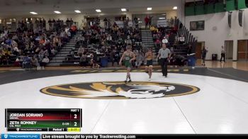 141 lbs Quarterfinal - Jordan Soriano, Drexel vs Zeth Romney, Cal Poly