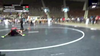 7A 165 lbs Champ. Round 1 - Zach Walker, Dothan HS vs Jaquan Henry, Central