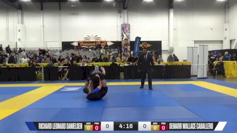 Demarr Wallace Caballero vs Richard Leonard Danielsen 2024 World IBJJF Jiu-Jitsu No-Gi Championship