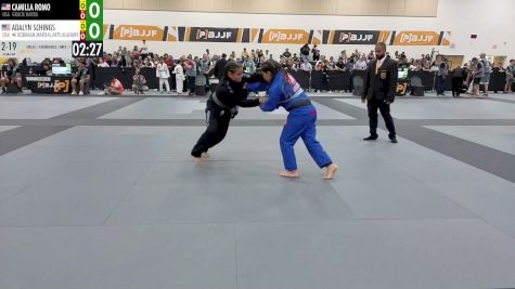 Camilla Romo vs Adalyn Schings 2026 PBJJF Pan American Jiu-Jitsu Championships