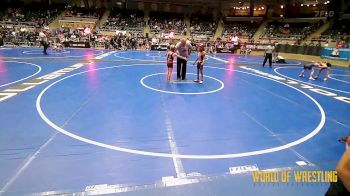 58 lbs Consi Of 8 #1 - Landon Edwards, Stl Warriors vs Cole Train Vanderwerff, Ringers