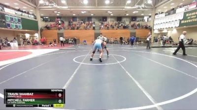 215 lbs Semifinal - Travin Shahbaz, Granite Hills vs Mitchell Farmer, La Costa Canyon