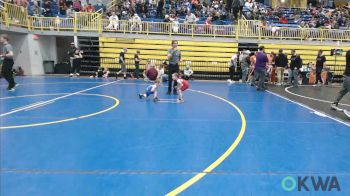 35 lbs 3rd Place - Kobe Haderer, Redskins Wrestling Club vs Lane Gregory, Harrah