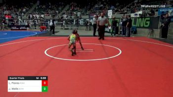 37 lbs Quarterfinal - Leticia Flores, Pomona Elite vs Jaxon Walls, Readyrp National